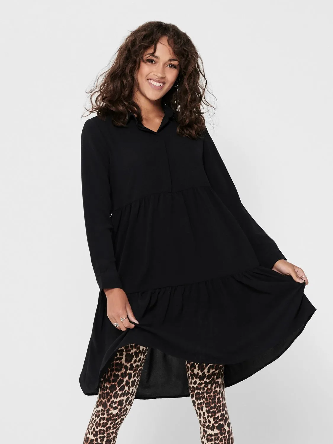 15212412 JDYPIPER L/S Shirt Dress Wvn
