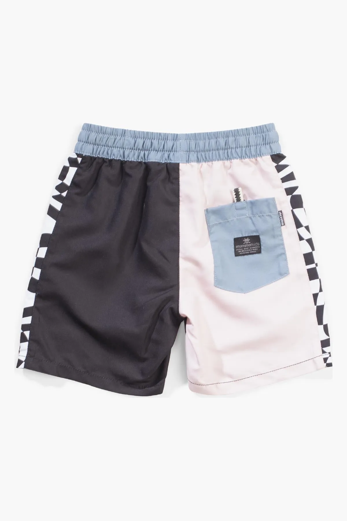 Boys Swim Munster Kids Evil K Black Light Pink