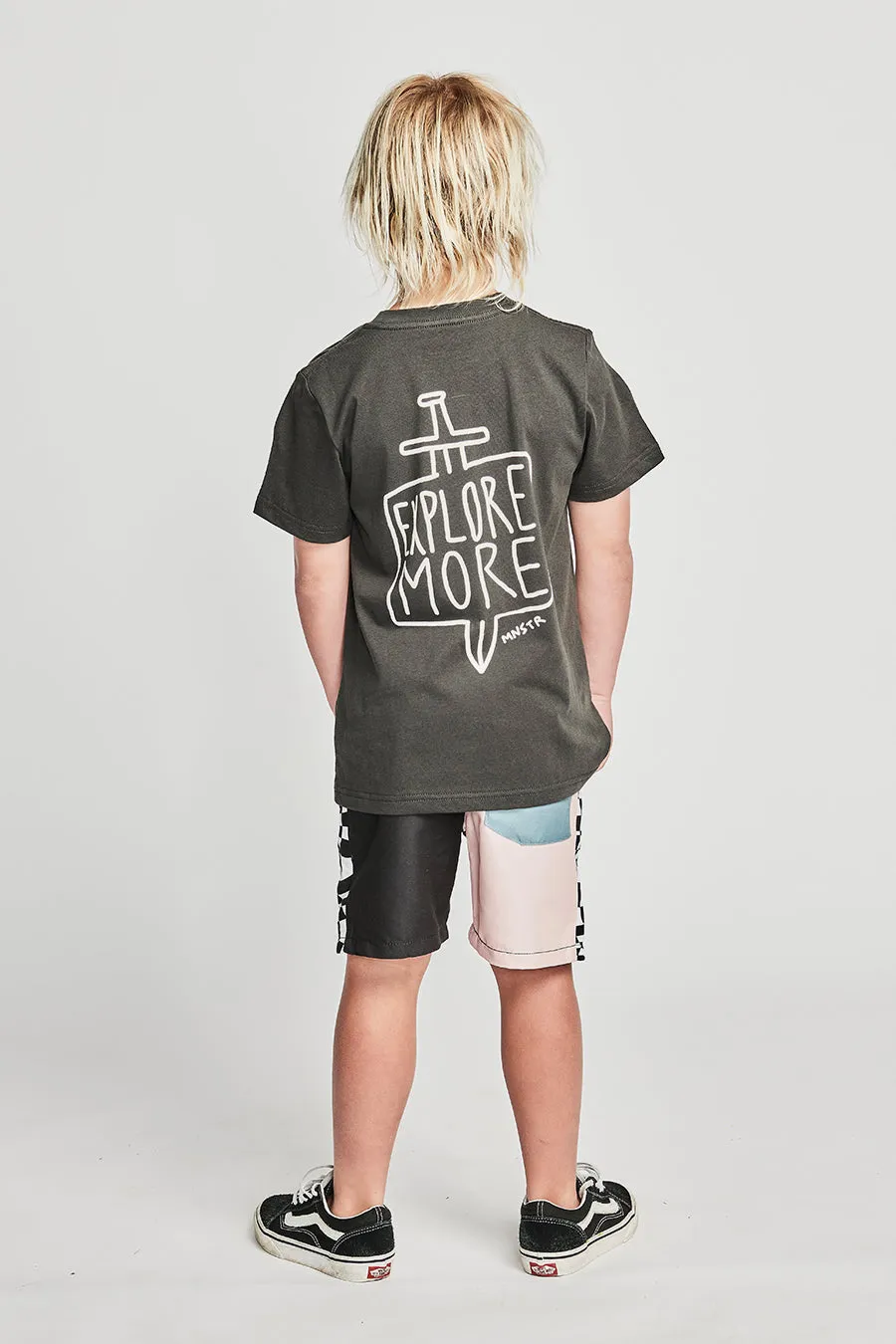 Boys Swim Munster Kids Evil K Black Light Pink