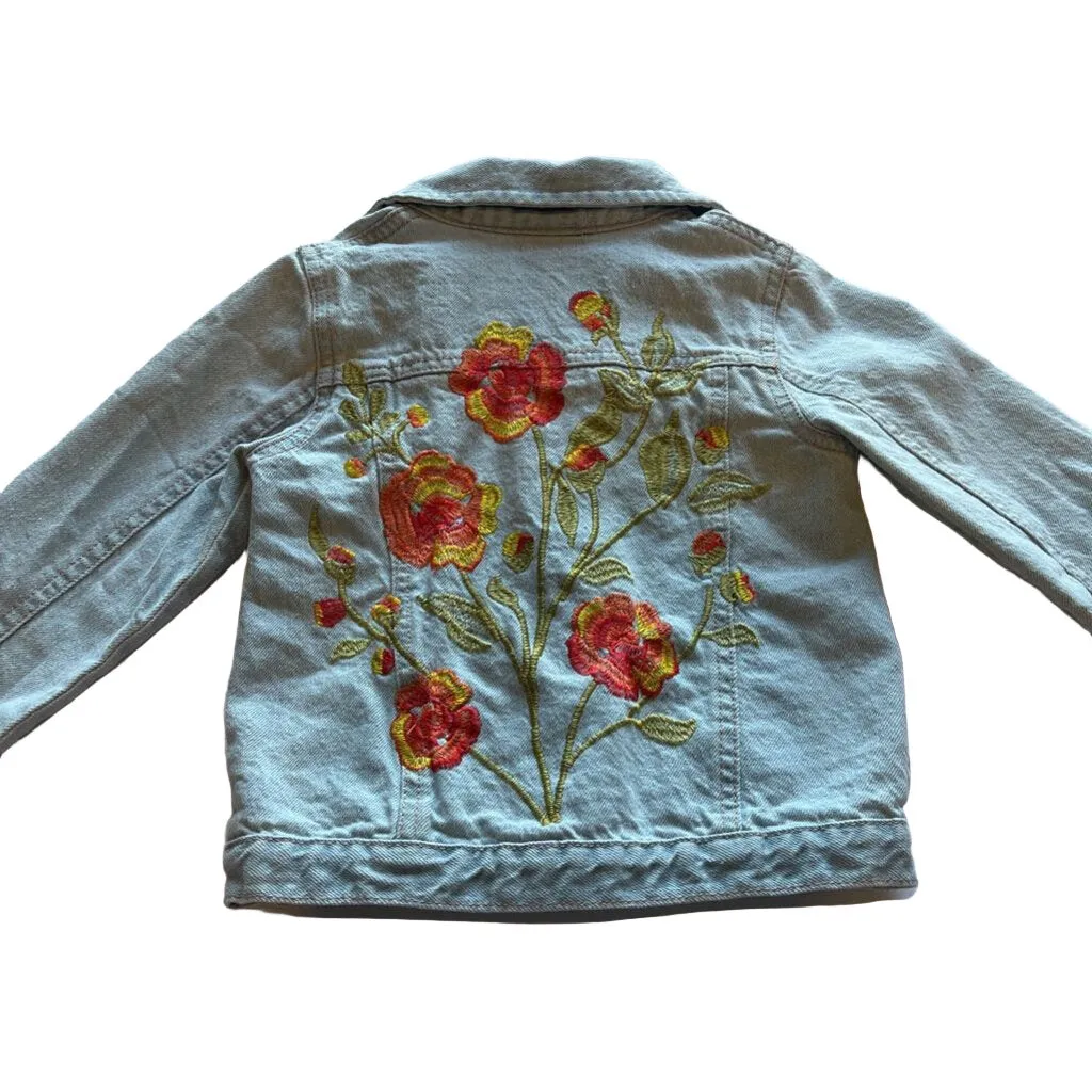 Floral Denim Jacket