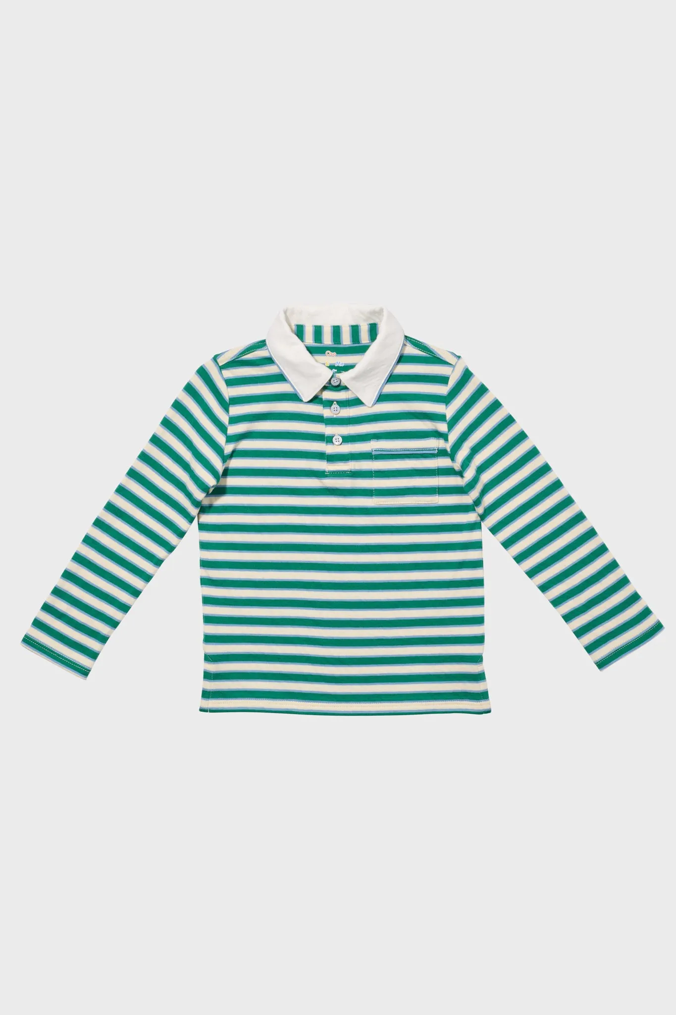 Foliage Rugby Stripe Parker Polo