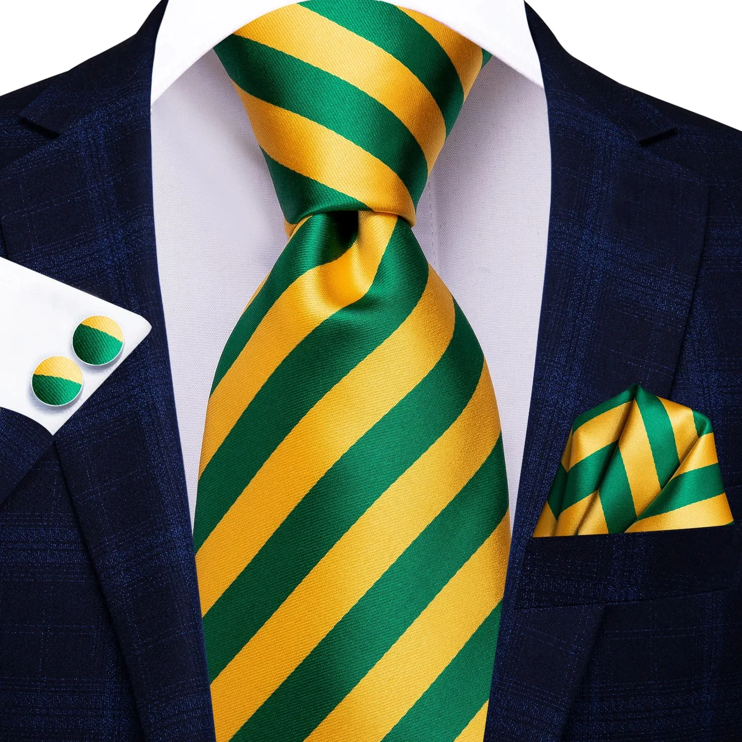 Hi-Tie Red Fashion Business Striped 100% Silk Men's Tie NeckTie 8.5cm Ties for Men Formal Luxury Wedding Quality Gravata