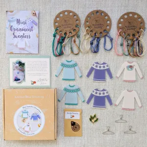 Knitted Bliss Embroidery Kit - Mini Ornament Kit