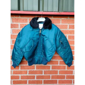 MA2 USAF Flying Bomber Jacket XXS - Blue