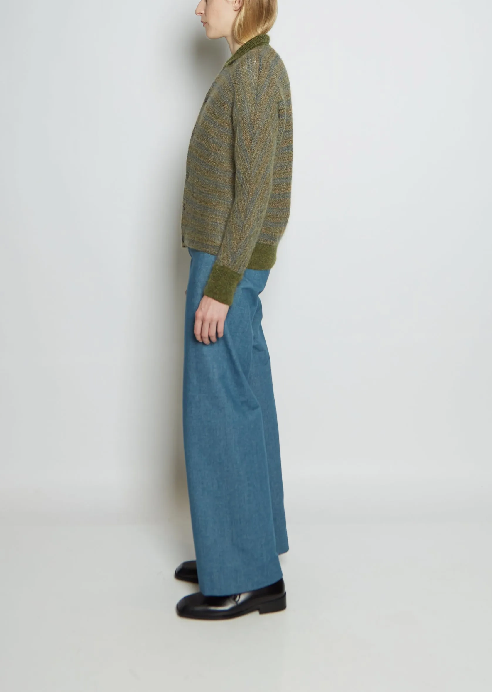Mohair & Wool Blend Craftwork Shirt