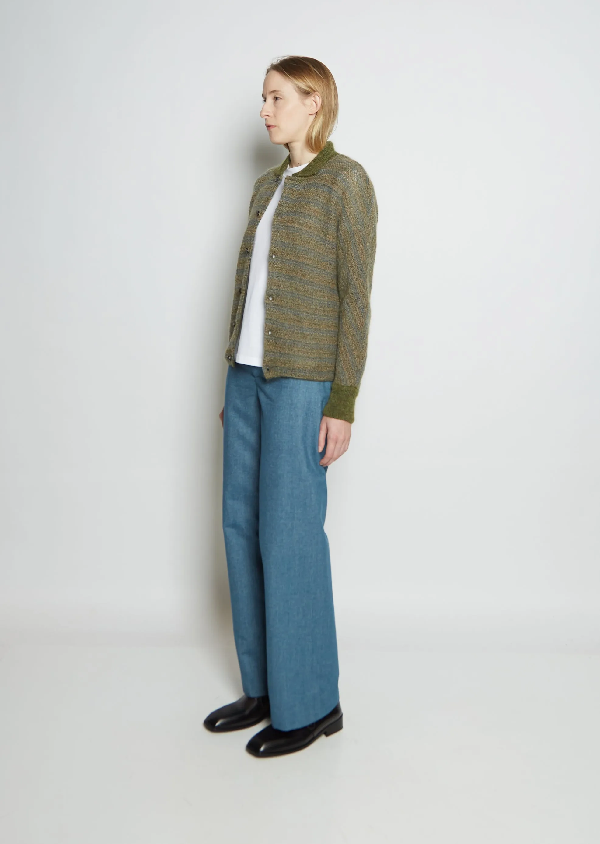 Mohair & Wool Blend Craftwork Shirt