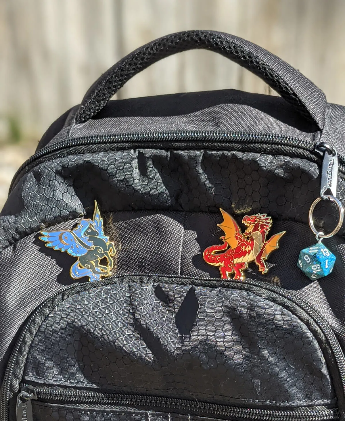 Mythical Beasts Pin (Baby Phoenix - Alternate Color) | 2" Hard Enamel Pin