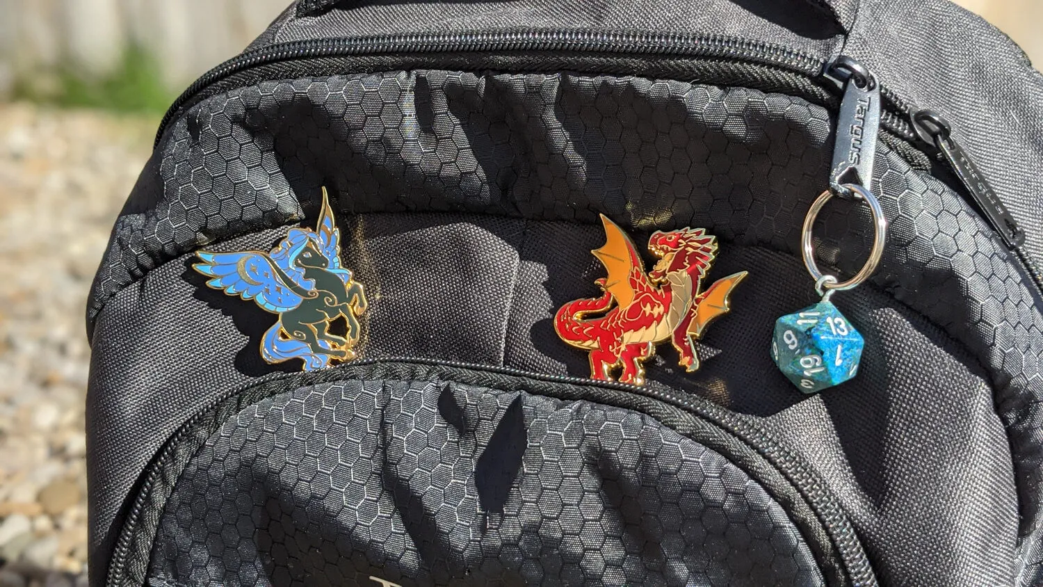 Mythical Beasts Pin (Baby Phoenix - Alternate Color) | 2" Hard Enamel Pin
