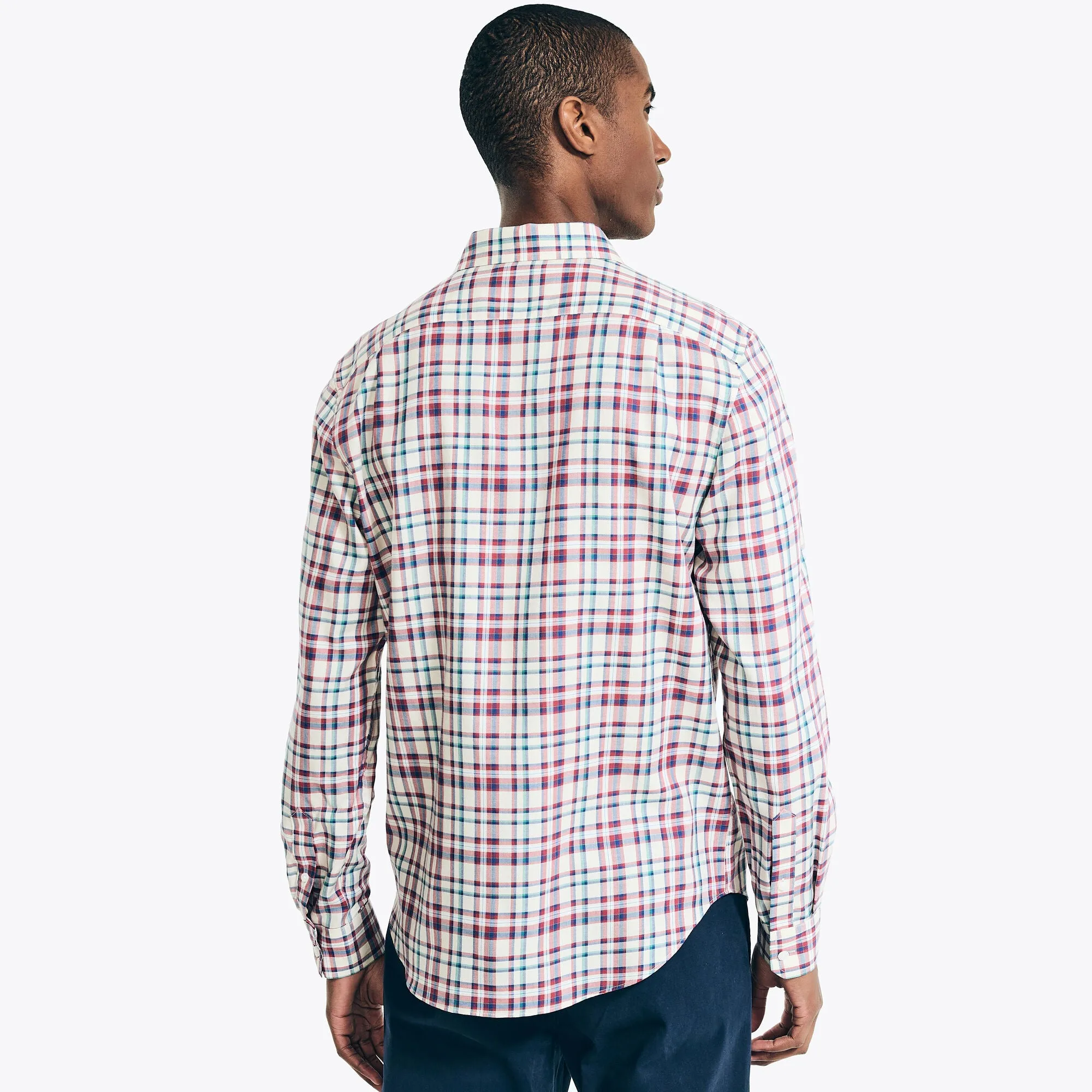 Nautica Men's Sustainably Crafted Plaid Shirt