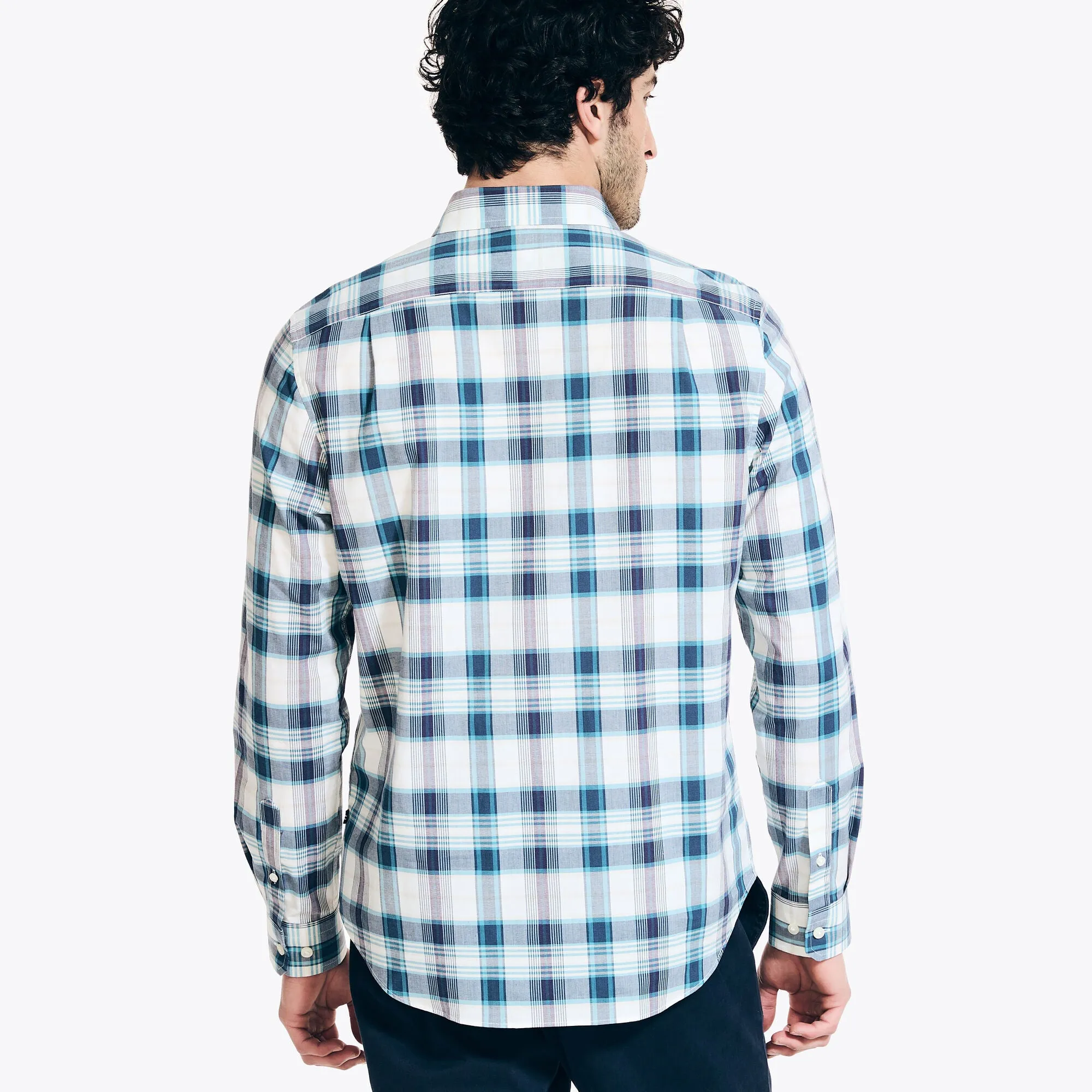 Nautica Men's Sustainably Crafted Plaid Shirt