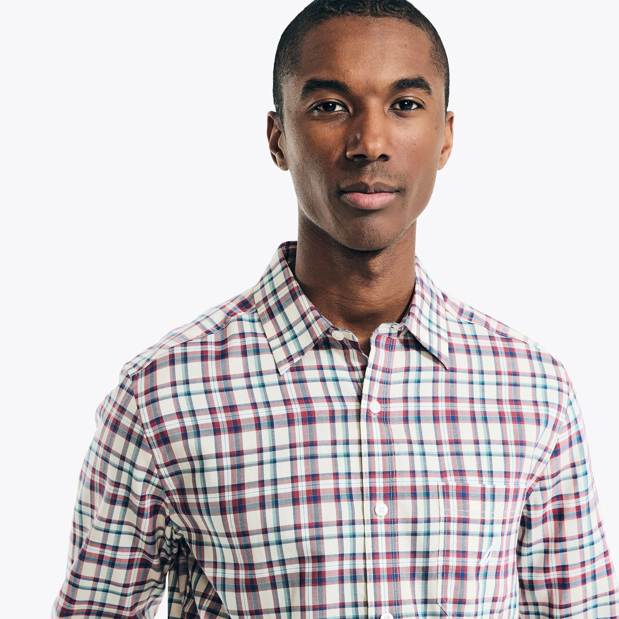 Nautica Men's Sustainably Crafted Plaid Shirt