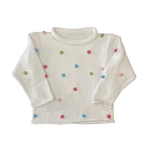 Pom Pom Rollneck Sweater