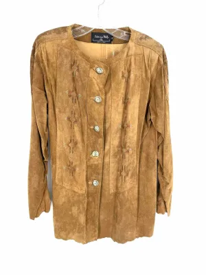 Size M Br/Wh/Bl Southwestern Suede Jackets Jacket