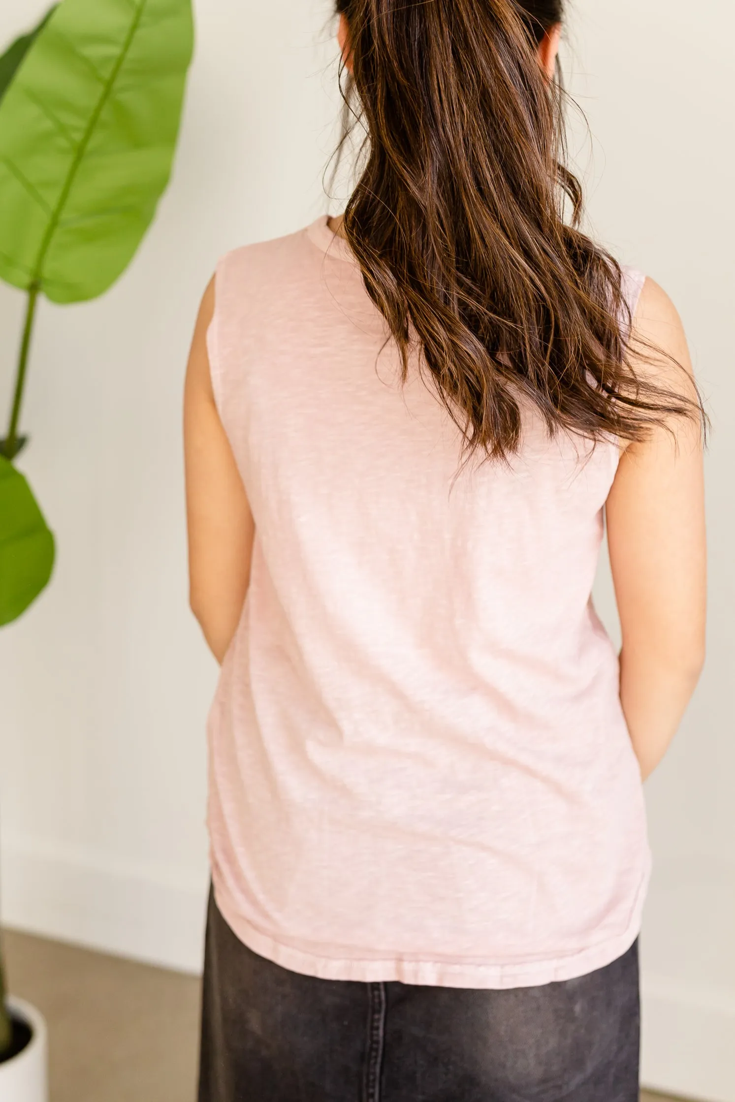Sota' Roseau Blush Pink Tank - FINAL SALE