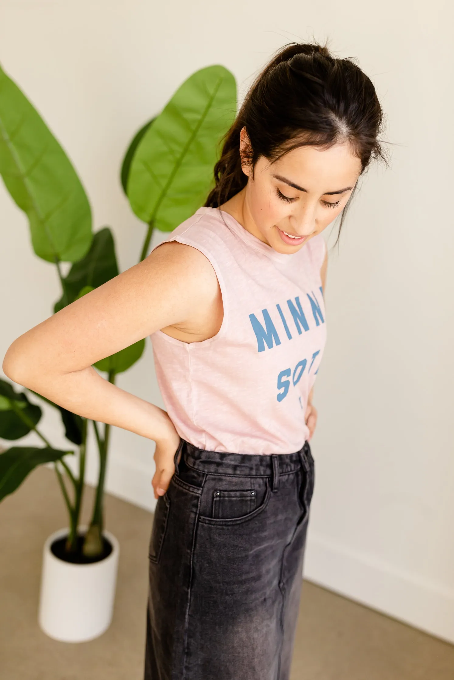 Sota' Roseau Blush Pink Tank - FINAL SALE