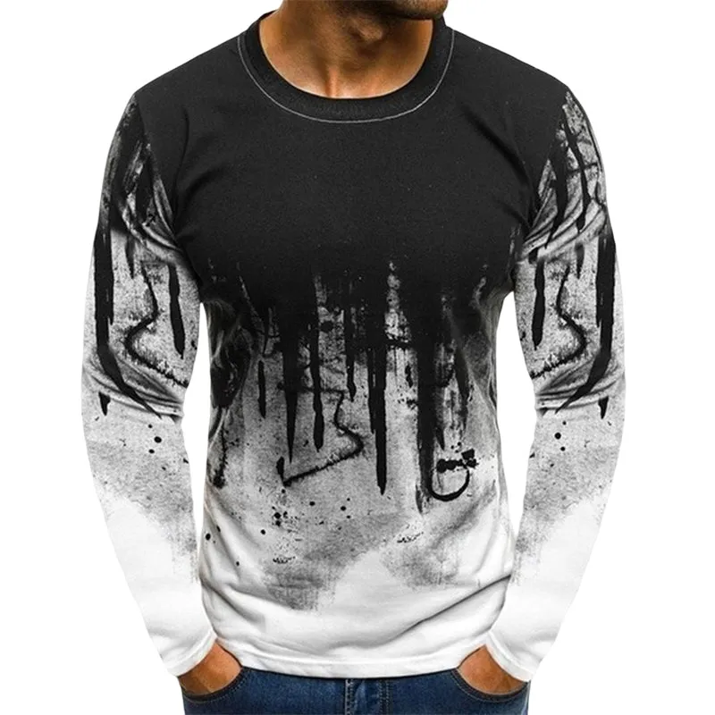 Sports Camouflage Long Sleeve T-Shirt