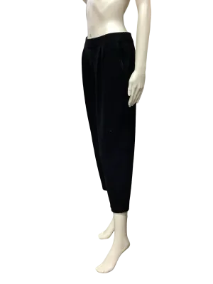 St. John Pant Black Knit Elastic Waist Size: 8