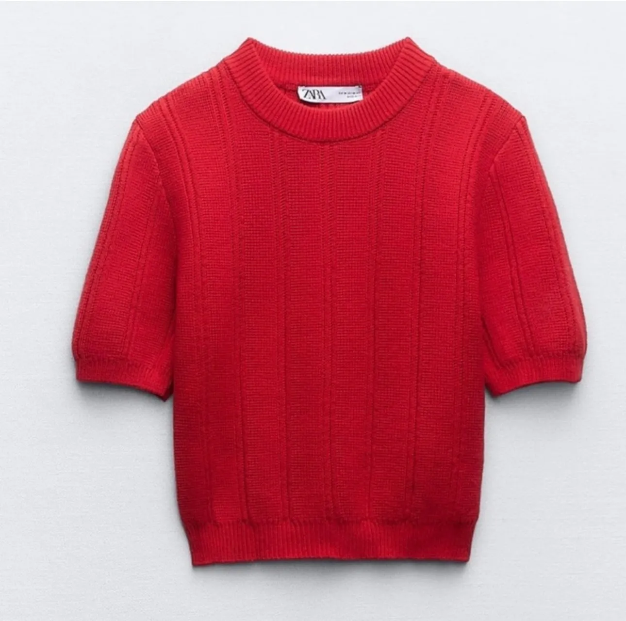 Zara red sweater